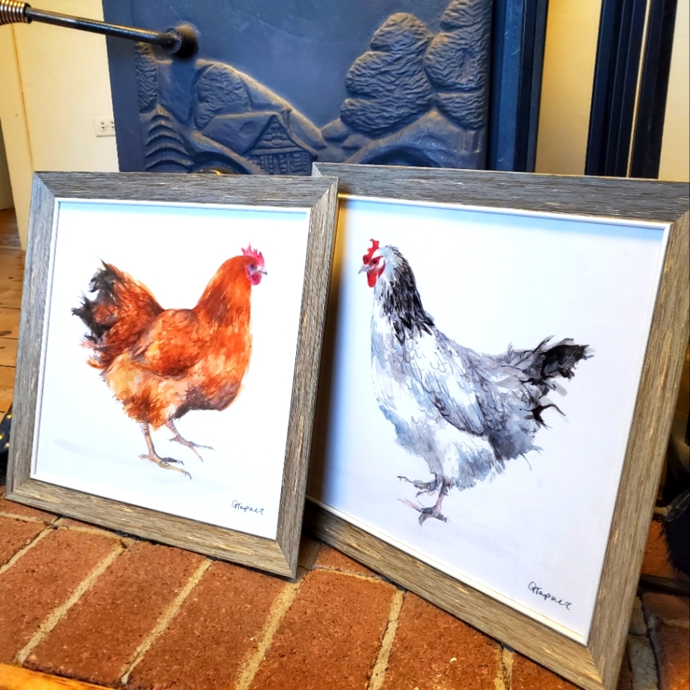 Farmhouse Wall Decor: Chickens